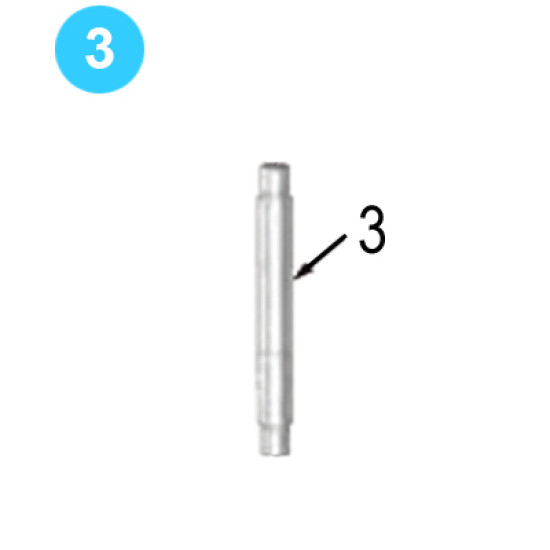 Tong Doors Assembly Farr Style HD20000 (80K) Door Pivot Roller Shaft Farr Style Tong HD20000 (80K) image