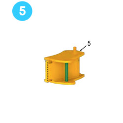 Tong Doors Assembly Farr Style HD20000 (80K) RH Door Weldment