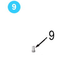 Tong Doors Assembly Farr Style HD20000 (80K) 3/8" UNC x 1" Hex Bolt