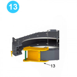 Door Assembly Farr Style HD22000 (80K) Left Hand Door Weldment