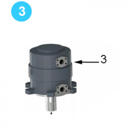 Motor and Motor Mount Farr Style HD22000 (80K) Hydraulic Motor