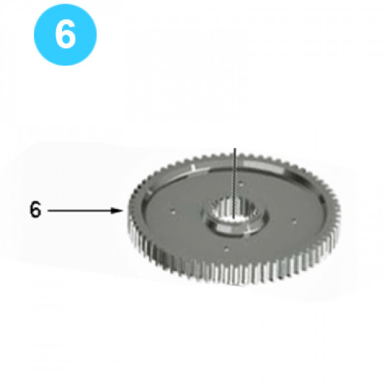 Pinion Assembly Farr Style HD22000 (80K) Low Pinion Gear image