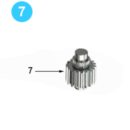 Pinion Assembly Farr Style HD22000 (80K) High Pinion Gear/ Pinion Farr Style Tong 22