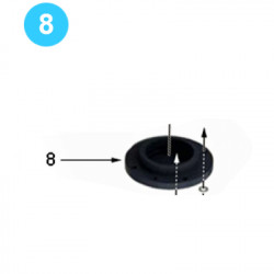 Pinion Assembly Farr Style HD22000 (80K) Bottom Pinion Bearing Cap