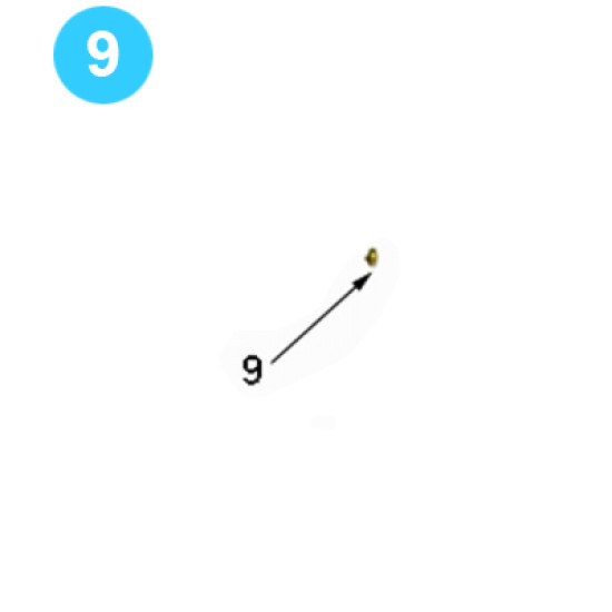 Pinion Assembly Farr Style HD22000 (80K) 1/8
