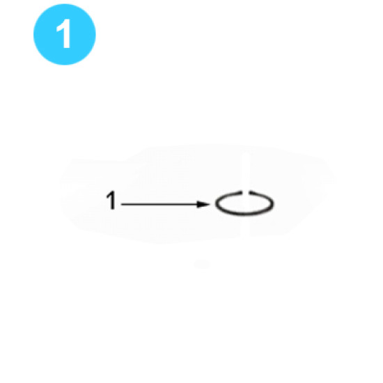 Pinion Idler Assembly Farr Style HD22000 (80K) Retaining Ring image