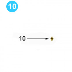 Pinion Idler Assembly Farr Style HD22000 (80K) 1/8" NPT Grease Fitting