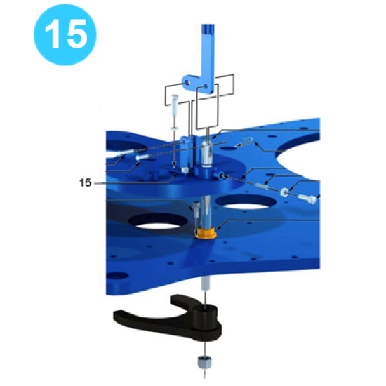 Shifter Assembly Farr Style HD22000 (80K) Shifter Lug Weldment (Bolted) image