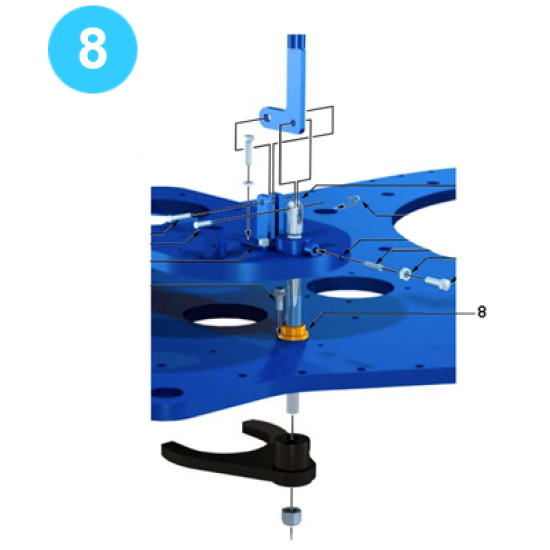 Shifter Assembly Farr Style HD22000 (80K) Bottom Shifter Bushing Farr Style Tong 22