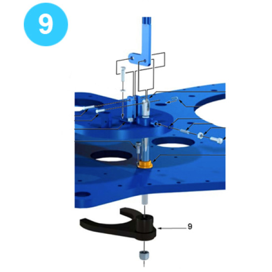 Shifter Assembly Farr Style HD22000 (80K) Shifting Fork Weldment image