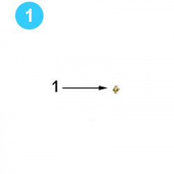 Support Roller Assembly-Door Pivot Farr Style HD22000 (80K) 1/4-24 NF Grease Fitting