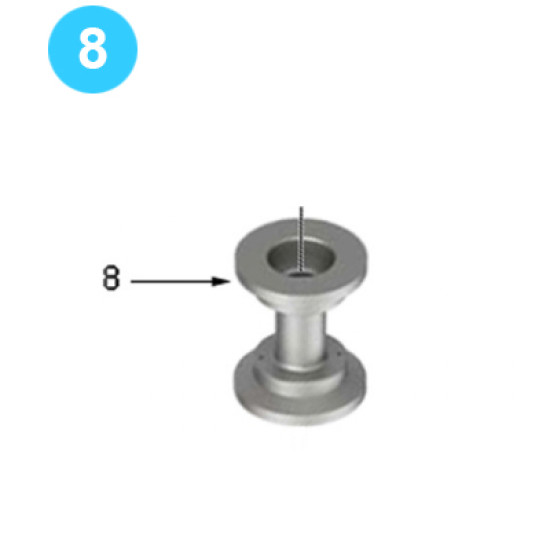 Support Roller Assembly-Door Pivot Farr Style HD22000 (80K) Support Roller Spacer Farr Style Tong 22