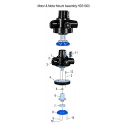 Staffa HMBC080 Hydraulic Motor 1/2" NC x 2 -1/4" Hex Bolt Staffa HMBC080 Hydraulic Motor 1/2" NC x 2 -1/4" Hex Bolt