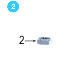 Support Roller Assembly 1 -1/8" UNF Thin Nylock Nut Support Roller Assembly 1 -1/8" UNF Thin Nylock Nut