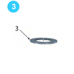 Half-Roller Assembly Half-Shaft Spacer Half-Roller Assembly Half-Shaft Spacer