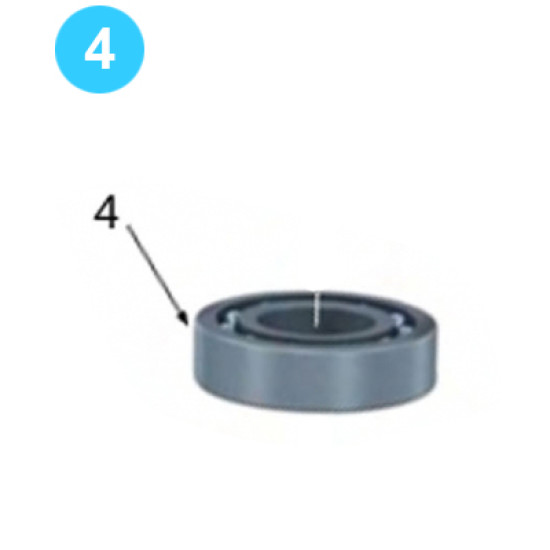 Half-Roller Assembly Ball Bearing Farr Style Tong KT10750 image