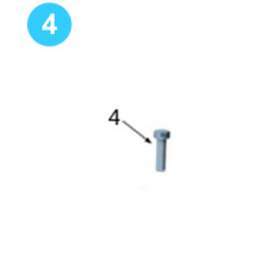 Pinion Idler Assembly 5/8" NC x 2-1/4" Hex Bolt Pinion Idler Assembly 5/8" NC x 2-1/4" Hex Bolt