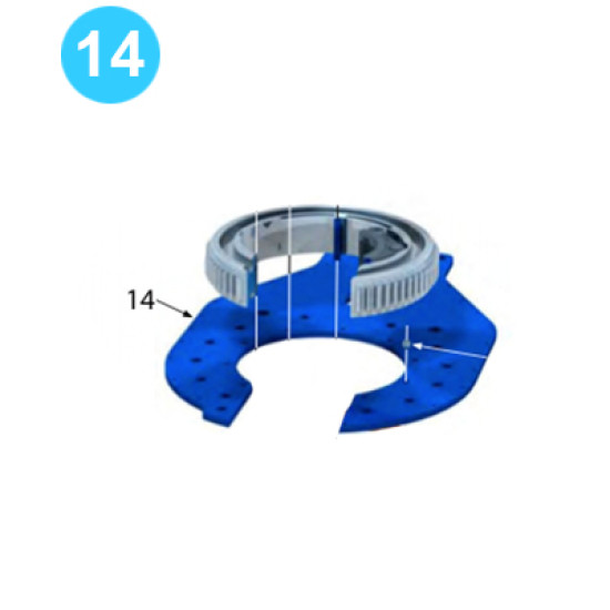Rotary Gear Assembly Bottom Body Plate Farr Style Tong KT10750 image