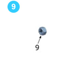 Shifter Assembly 7/16" UNF Hex Nut Shifter Assembly 7/16" UNF Hex Nut