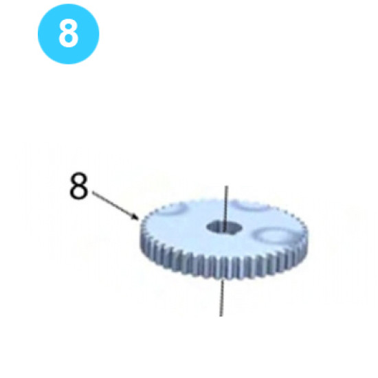 Lay Gear Assembly Drive Shaft Gear Farr Style Tong KT14000 (50K) image