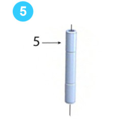 Low-Profile Support Roller Support Roller Shaft 1393-131-01 Low-Profile Support Roller Support Roller Shaft 1393-131-01