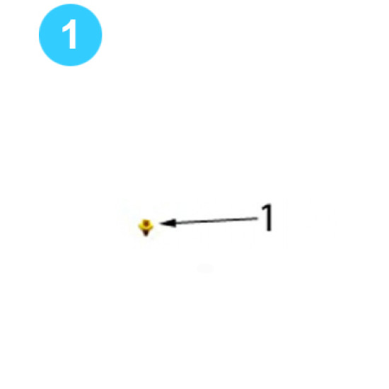 Pinion Idler Assembly Grease Fitting, 1/8