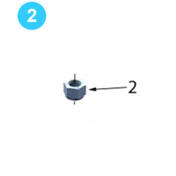 Pinion Idler Assembly 1-1/2" NF Nylock Nut 09-5740 Pinion Idler Assembly 1-1/2" NF Nylock Nut 09-5740