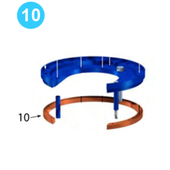 Rotary Gear Guide Ring 1393-23 Farr Style Tong KT14000 (50K) image