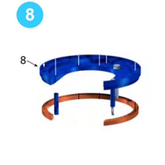 Rotary Gear Top Cageplate 1393-21 image