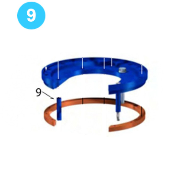 Rotary Gear Front Cageplate Spacer 1393-37-03 image