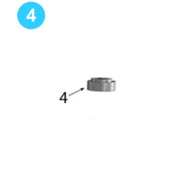 Support Roller (Brake Band Support) NSK HR33206 J Tapered Roller Bearing