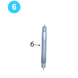 Support Roller (Torn Counter Clearance) Support Roller Shaft