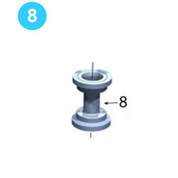 Support Roller (Torn Counter Clearance) Support Roller