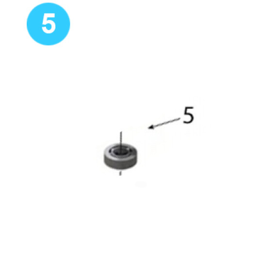 Support Roller 2 NSK HR33206 J Tapered Roller Bearing Farr Style Tong KT14000 (50K) image