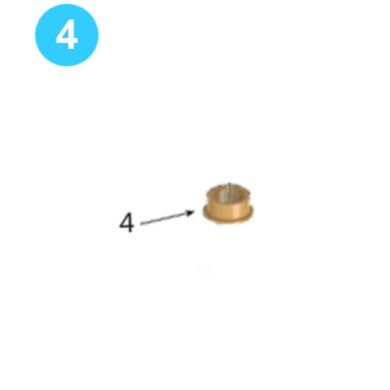 Door Pivot Support Roller Shoulder Bushing Farr Style Tong 8-5/8