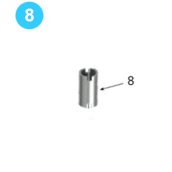 Door Pivot Support Roller Support Roller Shaft Spacer image