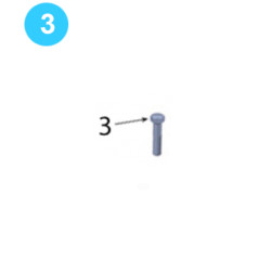 Pinion Idler Assembly 5/8" NC x 2-1/2" Hex Bolt Pinion Idler Assembly 5/8" NC x 2-1/2" Hex Bolt