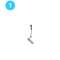 Shifter Shaft Assembly 5/16" x 1-1/2" ANSI/ASME B18.8.1 Clevis Pin Shifter Shaft Assembly 5/16" x 1-1/2" ANSI/ASME B18.8.1 Clevis Pin