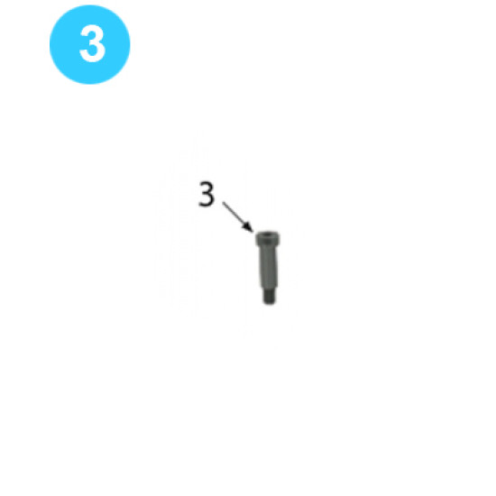 Backup Assembly Door Pivot Bolt Farr Style Tong 9-5/8