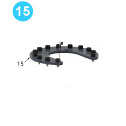 Backup Cam Ring Assembly Bottom Cageplate Weldment Backup Cam Ring Assembly Bottom Cageplate Weldment