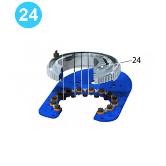Cageplate Assembly Front Cageplate Spacer Farr Style Tong 9-5/8