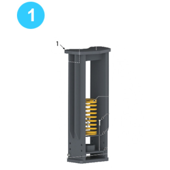 Rear Leg Assembly Rear Leg Weldment image