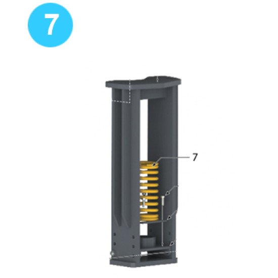 Rear Leg Assembly Rear Leg Spring image