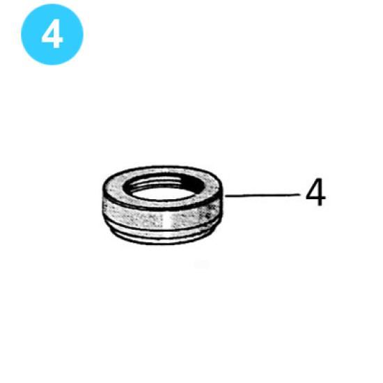 item#4 Kelly Cock Upper Seat Kelly Cock image