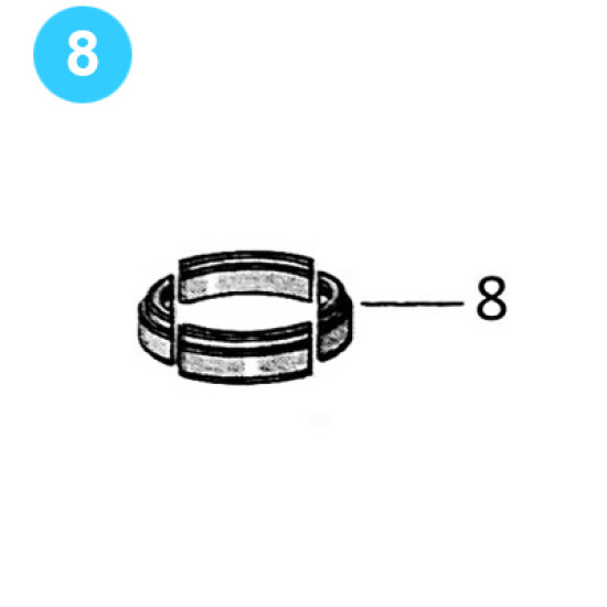 item#8 Kelly Cock Upper Split image