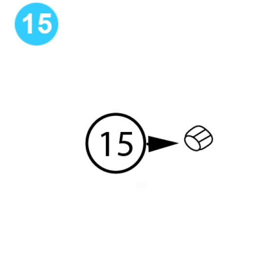 item#15 BJ Style Hook Pin, Roll BJ Style Hook image