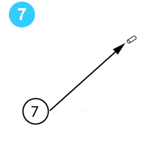 item#7 BJ Style Hook Pin, Bail Lock image