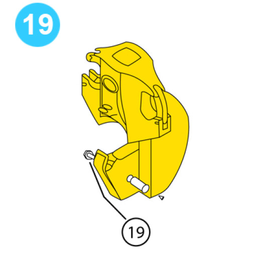 item#19 BJ Style Hook Plate, Retainer image