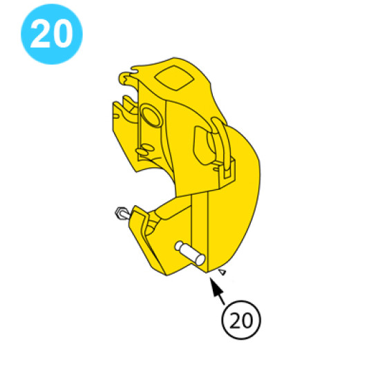 item#20 BJ Style Hook Pin, Hook Bill image