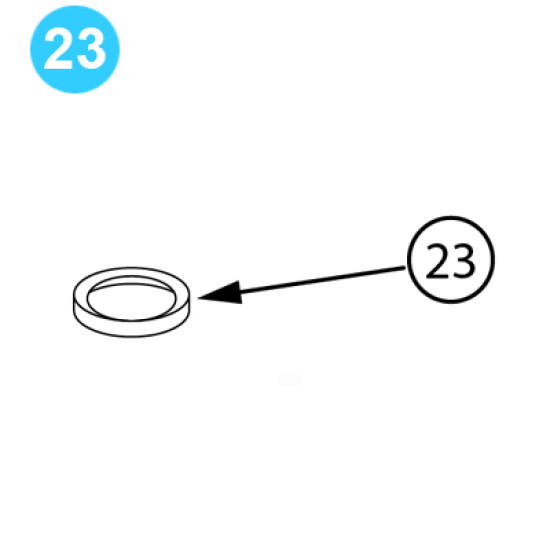 item#23 BJ Style Hook Nut, Index Ring BJ Style Hook image